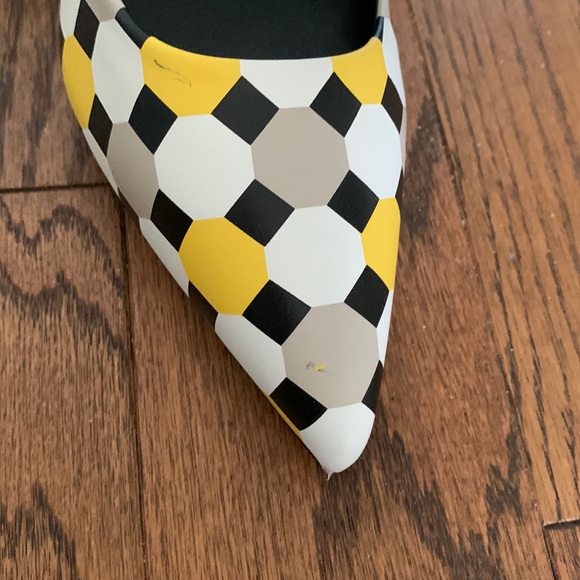 Roger Vivier Handcrafted Dec Sphere Palazzo Hexagon BNIB Sz 38 Made In Italy - Picture 16 of 16